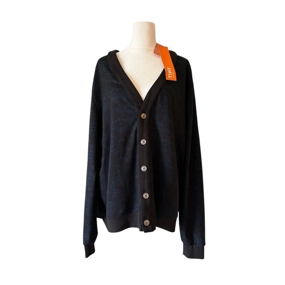 NWT TALLIA SPORT Men’s Slim Fit XXL Camo Cardigan Button Down